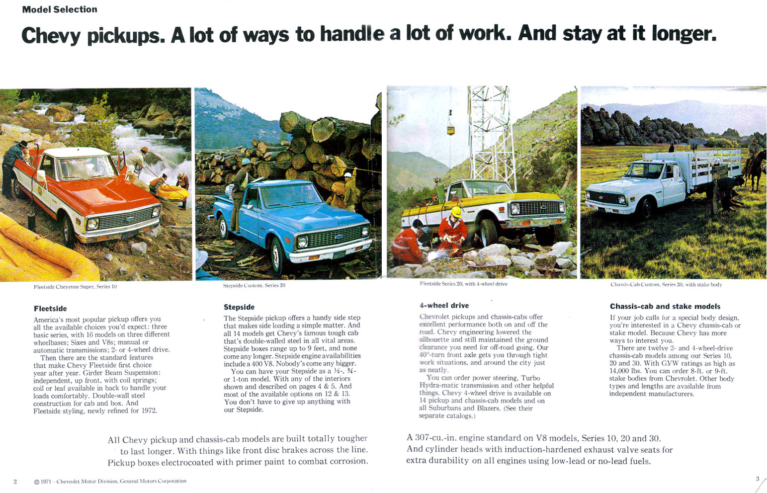 1972 Chevrolet Trucks Brochure Page 2